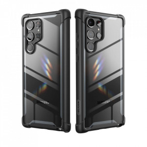 Прозрачен калъф 360° с черна рамка SUPCASE Iblsn Ares - Samsung Galaxy S22 Ultra - Img 3
