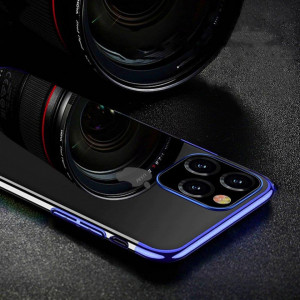 Прозрачен силиконов гръб с цветен кант Clear Color - Xiaomi Poco M3 / Redmi 9T червен - Img 2