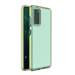 Прозрачен силиконов гръб с цветен кант Spring - Samsung Galaxy S21+ 5G жълт - Img 8