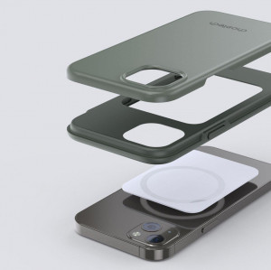Противоударен гръб CHOETECH MFM Anti-drop MagSafe - iPhone 13 черен - Img 7