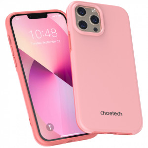 Противоударен гръб CHOETECH MFM Anti-drop MagSafe - iPhone 13 Pro Max розов - Img 1