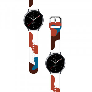 Силиконова каишка Moro - Samsung Galaxy Watch4 Classic 46mm (8) камуфлаж - Img 2