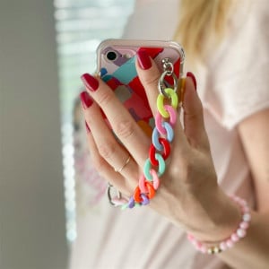 Силиконов гръб с верига Color Chain - Xiaomi Redmi 10 / 10 2022 / Note 11 4G дизайн 4 - Img 2