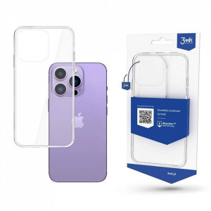 Силиконов гръб 3mk Clear - iPhone 14 Pro Max прозрачен