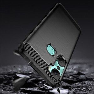 Силиконов гръб Carbon - Infinix Hot 12 Pro черен - Img 3