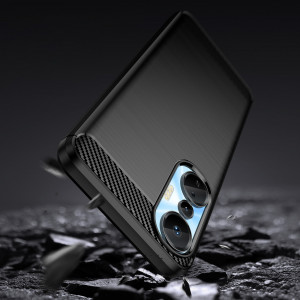 Силиконов гръб Carbon - Infinix Hot 20S черен - Img 3