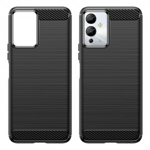 Силиконов гръб Carbon - Infinix Note 12i черен - Img 8