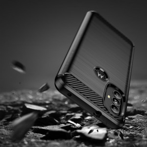 Силиконов гръб Carbon - Moto g power 2022 черен - Img 7