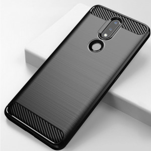 Силиконов гръб Carbon - Nokia 2.4 черен - Img 8