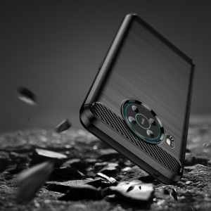 Силиконов гръб Carbon - Nokia X100 черен - Img 7