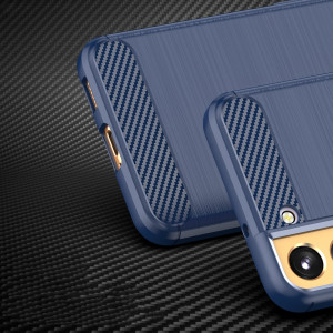 Силиконов гръб Carbon - Samsung Galaxy S23+ син - Img 3