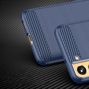 Силиконов гръб Carbon - Samsung Galaxy S23 син - Img 3