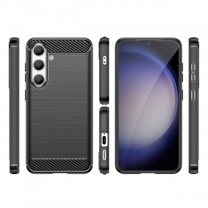 Силиконов гръб Carbon - Samsung Galaxy S24 черен - Img 8