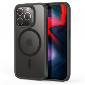 Силиконов гръб ESR Classic Hybrid Halolock MagSafe - iPhone 15 Pro черен мат - Img 2