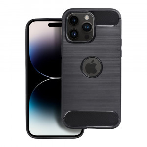 Силиконов гръб FORCELL Carbon - iPhone 12 Pro Max черен - Img 15