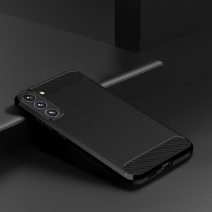 Силиконов гръб FORCELL Carbon - Samsung Galaxy S22+ черен - Img 5