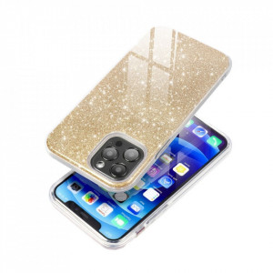 Силиконов гръб FORCELL Shining - Huawei P40 lite / nova 7i златист - Img 3