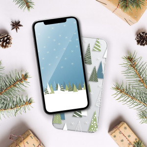 Силиконов гръб FORCELL Winter 21 / 22 - Samsung Galaxy A32 5G замръзнала гора - Img 14