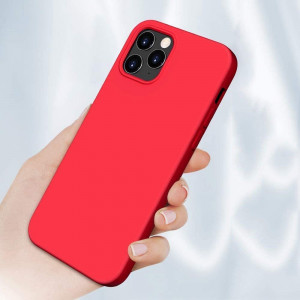 Силиконов гръб Soft Flexible Rubber - iPhone 13 Pro Max червен - Img 3