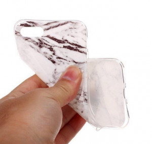 Силиконов гръб WOZINSKY Marble - Samsung Galaxy S21+ 5G черен - Img 7