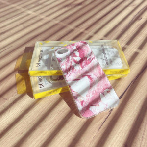 Силиконов гръб WOZINSKY Marble - Samsung Galaxy S22+ розов - Img 3