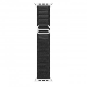 Спортна каишка Dux Ducis GS - Apple Watch Ultra 49mm / Ultra 2 49mm / 45mm Series 9 / 45mm Series 8 / 45mm Series 7 / 44mm SЕ (2nd gen) / 44mm SE / 44mm Series 6 / 44mm Series 5 / 44mm Series 4 / 42mm Series 3 / 42mm Series 2 черен - Img 1