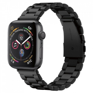 Стоманена каишка SPIGEN Modern Fit - Apple Watch 44mm Series 4 / 42mm Series 3 / 42mm Series 2 / 42mm (1st gen) черен - Img 1