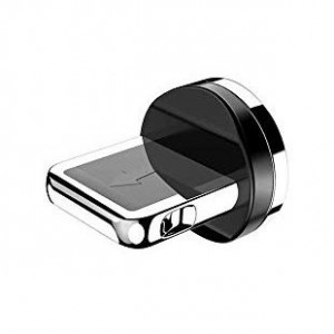 Тапичка преходник за магнитен USB Lightning кабел сребриста - Img 3