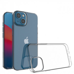 Тънък силиконов гръб 0.5mm - iPhone 14 прозрачен - Img 2