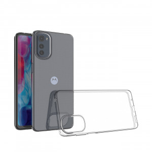 Тънък силиконов гръб 0.5mm - Moto e32 / e32s / g22 прозрачен - Img 2