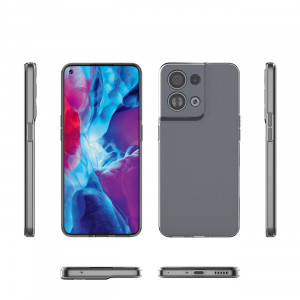 Тънък силиконов гръб 0.5mm - OPPO Reno8 5G прозрачен - Img 3
