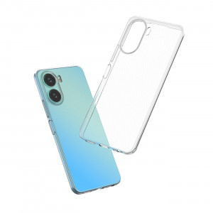 Тънък силиконов гръб 0.5mm - Vivo Y02s / Y16 thin cover прозрачен - Img 4