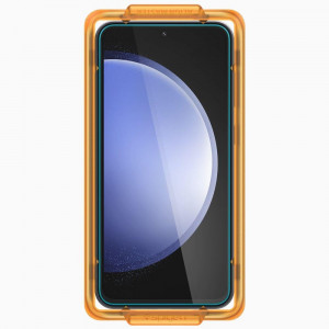 2 бр. закален стъклен протектор SPIGEN Align Master TR с инструмент за поставяне - Samsung Galaxy S23 FE - Img 2
