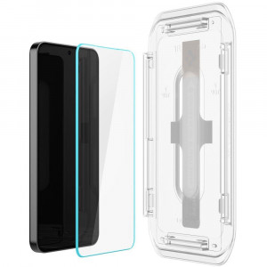 2 бр. закален стъклен протектор SPIGEN TR Ez Fit с инструмент за поставяне - Samsung Galaxy S24+ - Img 3