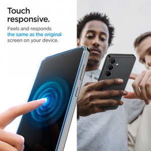 2 бр. закален стъклен протектор SPIGEN TR Ez Fit с инструмент за поставяне - Samsung Galaxy S24+ - Img 13