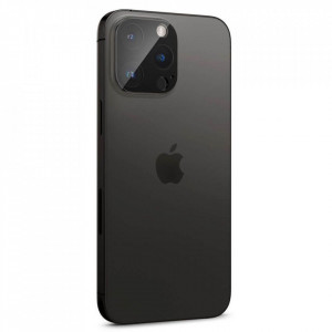 2 бр. протектор за камера SPIGEN Optik TR - iPhone 14 Pro / 14 Pro Max с черна рамка - Img 3