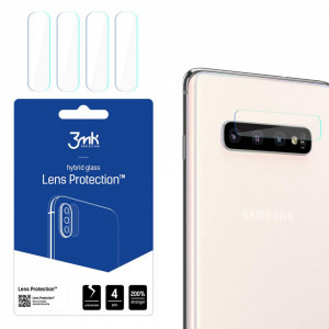 4 бр. гъвкав протектор за камера 3mk Lens Protection - Samsung Galaxy S10+ - Img 1