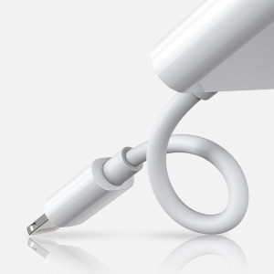 Адаптер за слушалки JOYROOM Lightning към Lightning аудио / Lightning за зареждане (S-Y104) бял - Img 2