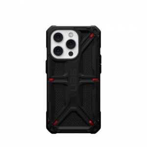 Армиран гръб UAG Monarch - iPhone 14 Pro черен кевлар - Img 2