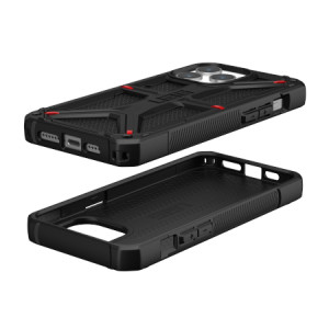 Армиран гръб UAG Monarch - iPhone 15 Pro Max черен кевлар - Img 6