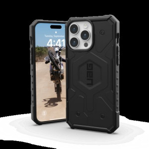 Армиран гръб UAG Pathfinder MagSafe - iPhone 15 Pro Max черен - Img 3