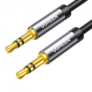Аудио кабел UGREEN жак 3.5mm 1m черен (AV119) - Img 1
