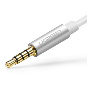 Аудио сплитер UGREEN жак 3.5mm (мъжко) към 2x жак 3.5mm (женско за слушалки) 0.2m бял (AV134) - Img 6