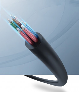 Аудио сплитер UGREEN 2x жак 3.5mm (мъжко за микрофон и слушалки) към жак 3.5mm (женско) 0.2m черен (AV140 20899) - Img 8