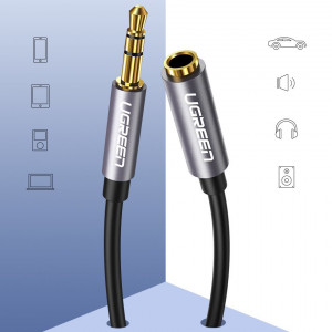 Аудио удължител UGREEN жак 3.5mm 1m (10592) сребърен - Img 4