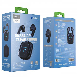 Безжични bluetooth слушалки ACEFAST TWS T6 сини - Img 5