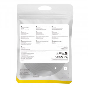 Бърз интернет кабел с оплетка BASEUS RJ45 cat.7 10Gb/s 25m черен - Img 6