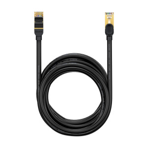 Бърз интернет кабел BASEUS cat.7 RJ45 10Gb/s 30m черен (WKJS011001) - Img 2