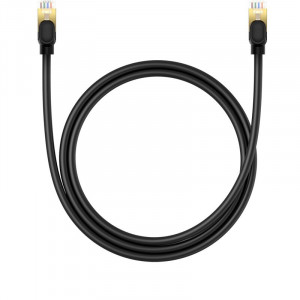 Бърз интернет кабел BASEUS RJ45 cat.8 40Gb/s 1m черен - Img 2
