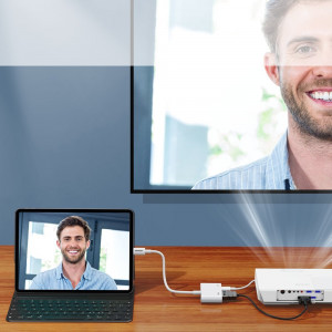 Видео адаптер JOYROOM Lightning към digital HDMI / Lightning FullHD, 1080p, 60Hz (S-H141) бял - Img 6